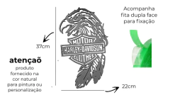 Plaquinha Decorativa Harley-davidson - comprar online