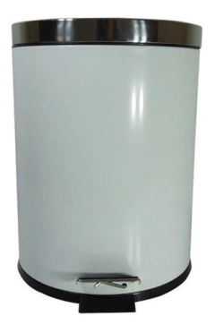 Imagem do Lixeira Com Pedal 30 Litros Aço Inox Cesto Interno Removível