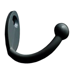 Gancho Para Porta Chaves Plastico Preto C 30 - comprar online