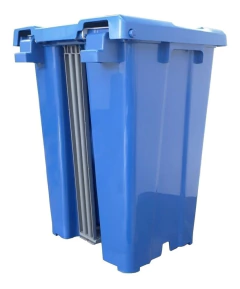 Cesto Quadrado Com Pedal 15 Litros P15 Azul - comprar online