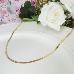 Imagem do Choker De Fita Folheado A Ouro 18k