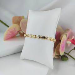 Pulseira Coração E Pérola na internet