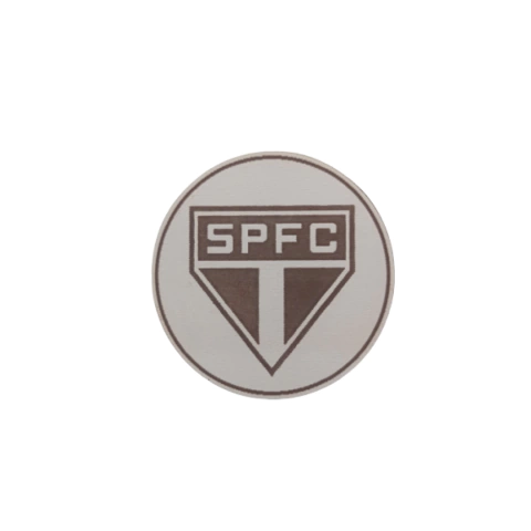 Porta Copo Time São Paulo Branco Em Mdf