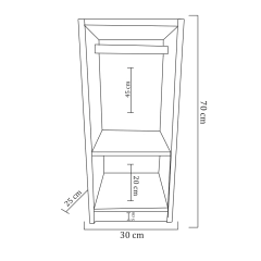 Armário Bonecas Infantil Madeirado Em Mdf - BIDU SHOP