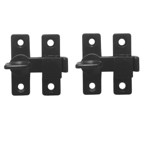 Tranqueta Trava Fecho Janela Portinhola Porta Preto C 30