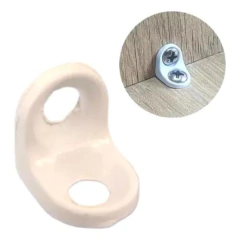 Cantoneira 2 Furos Aliviada Plastico Branco Leve C 800 - comprar online