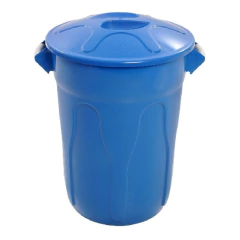 Cesto Lixeira Plastico Tipo Balde 60l Azul