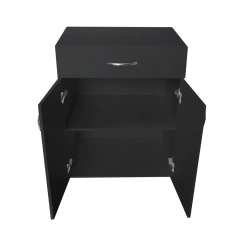 Balcão Multiuso Preto Em Mdf na internet