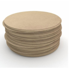 Sousplat Mdf Cru 15cm De Diâmetro E 3mm De Espessura - comprar online