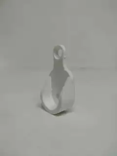 Suporte Tubo Cabideiro Oval Oblongo C 30 Pc Branco Plastico - comprar online