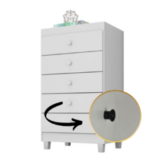 Kit 3 Nicho Decorativo 25x25x20 Cm Branco Em Mdf - loja online
