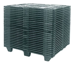 5 Pallets Plástico Empilhável 100x120x15 Cm Palet Leve Pbr na internet