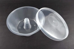 Forma Mini Pudim (plástico) 120ml - 30 Unid. C/tampa - BIDU SHOP