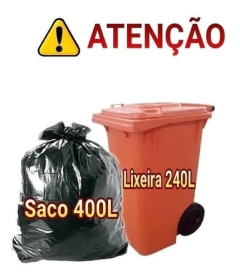 Sacos De Lixo 400 Litros Super Reforçado 50 Un Fabricante - BIDU SHOP