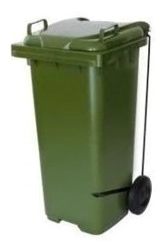 Contentor Plástico 120l Com Pedal Lateral (c120p)