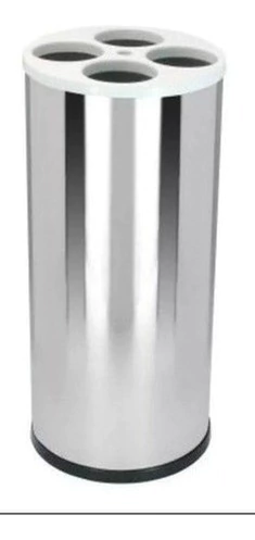 Lixeira De Copos De Água Em Aço Inox 30l