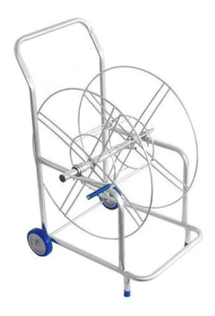 Carrinho enrolador De Mangueira Até 100 M Em Aço Galvanizado - BIDU SHOP