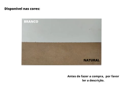 Placa Sinalização 1/2 Oficio Escritorio Mdf Natural - BIDU SHOP