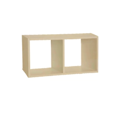 Nicho Duplo 60x30x20 Natural Em Mdf na internet