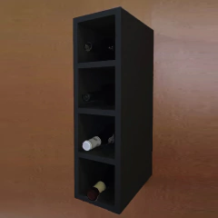 Nicho Garrafeiro Preto Em Mdf - comprar online