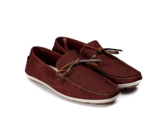 Mocassim Casual Youth Couro Bordô 5005