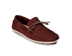 Mocassim Casual Youth Couro Bordô 5005 - comprar online