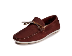 Mocassim Casual Youth Couro Bordô 5005 - loja online