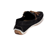 Mocassim Casual Youth Couro Marinho 5005 na internet