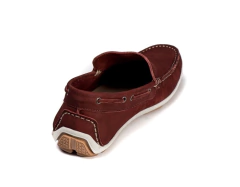 Mocassim Casual Youth Couro Bordô 5010 na internet