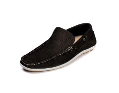 Mocassim Casual Youth Couro Preto 5010 - loja online