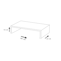 Suporte Para Monitor Natural Em Mdf na internet