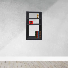 Prateleira Multiuso Preto Em Mdf - comprar online