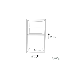 Prateleira Multiuso Madeirado Em Mdf - BIDU SHOP