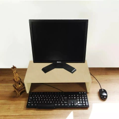 Suporte Para Monitor Natural Em Mdf - comprar online