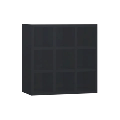 Porta Toalha 9 Lugares Preto Em Mdf na internet