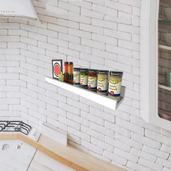 Imagem do Prateleira Tempero Simples 65 Cm Branco Em Mdf