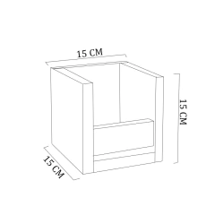 Suporte álcool Em Gel Natural Em Mdf - BIDU SHOP