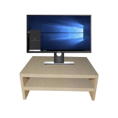 Suporte Duplo Para Monitor Madeirado Em Mdf - comprar online