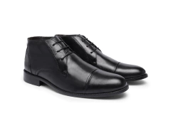 Bota Social Masculina Youth Couro Preto 662