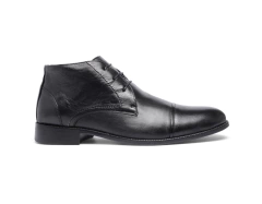 Bota Social Masculina Youth Couro Preto 662 - comprar online