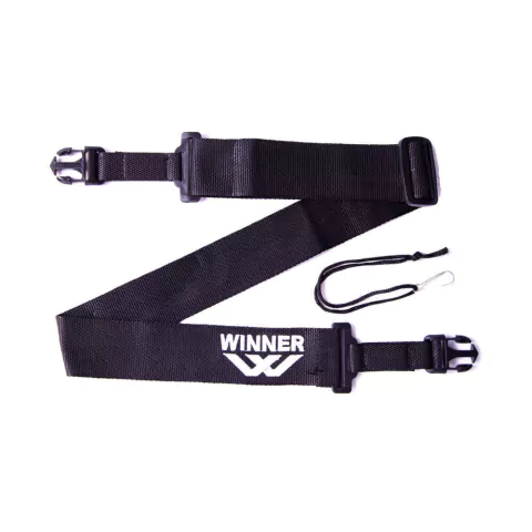 Correia Polyweb 5cm Preta C/trava Logo Branco Winner