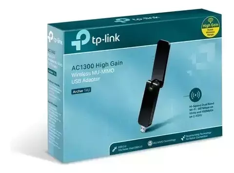 Adaptador Wifi Tp-link Archer T4u 1300 Mbps De 2,4 Ghz/5 Ghz