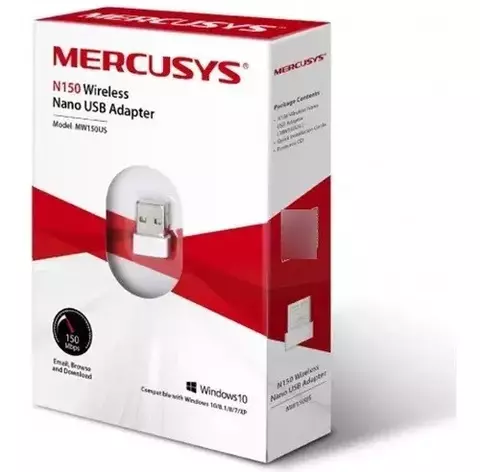 Adaptador Mercusys Wifi Usb N150 Mw150us