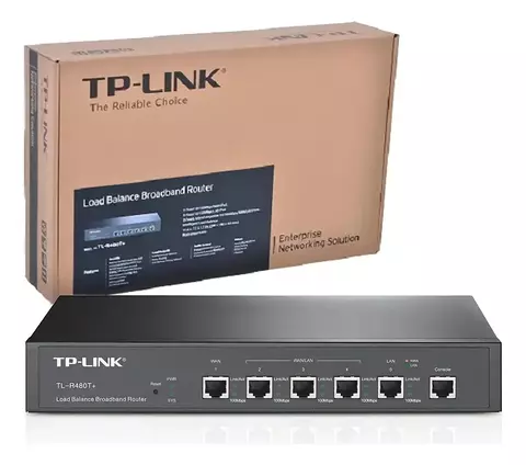 Router VPN Balanceador de Carga TP-Link TL-R480T+ Servidor PPPoE