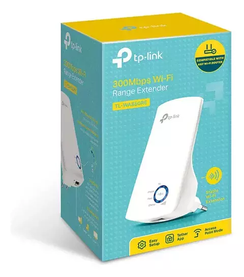 Repetidor Extensor De Wifi Tp-link Tl-wa850re V1 Blanco 300mbps