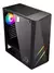 Gabinete Gamer Raptor Mid Tower Fan X1 Rgb Vidrio Templado Color Negro