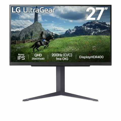Monitor Gamer 27" LG Nano Ips QHD HDR400 180Hz 1Ms | 27GS85Q - comprar online