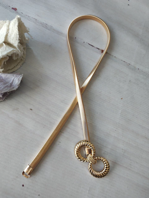 Cintillo metálico Luna (dorado) - comprar online