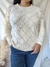 Sweater calado Iris( hilado algodón)