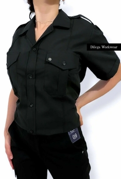 Camisa Negra manga corta
